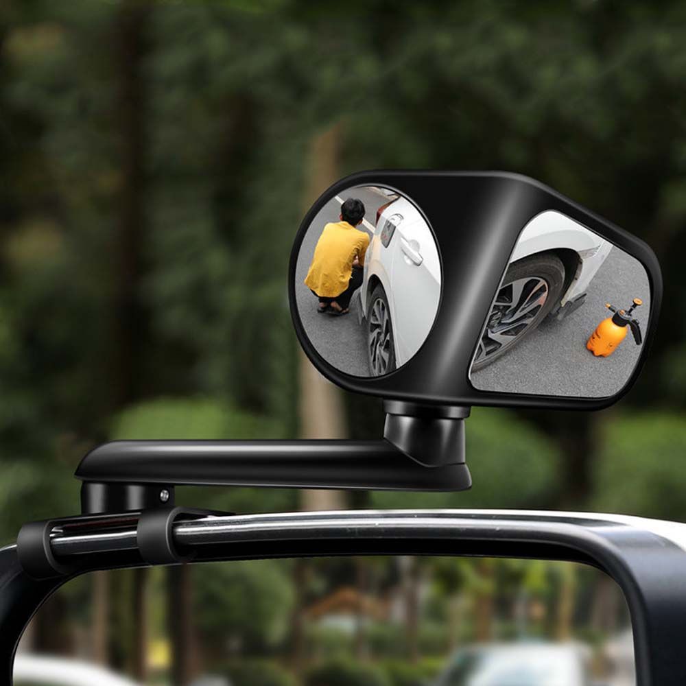rotation Car Rear View Mirror Car Blind Spot Mirror Double Direction Car Reversing Auxiliary