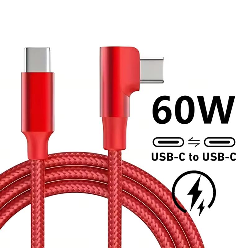 Угловой кабель USB C Type C 90° для быстрой зарядки iPhone 17 16 15 Pro Max Samsung S25 S24 Xiaomi Redmi POCO OnePlus Oppo Vivo