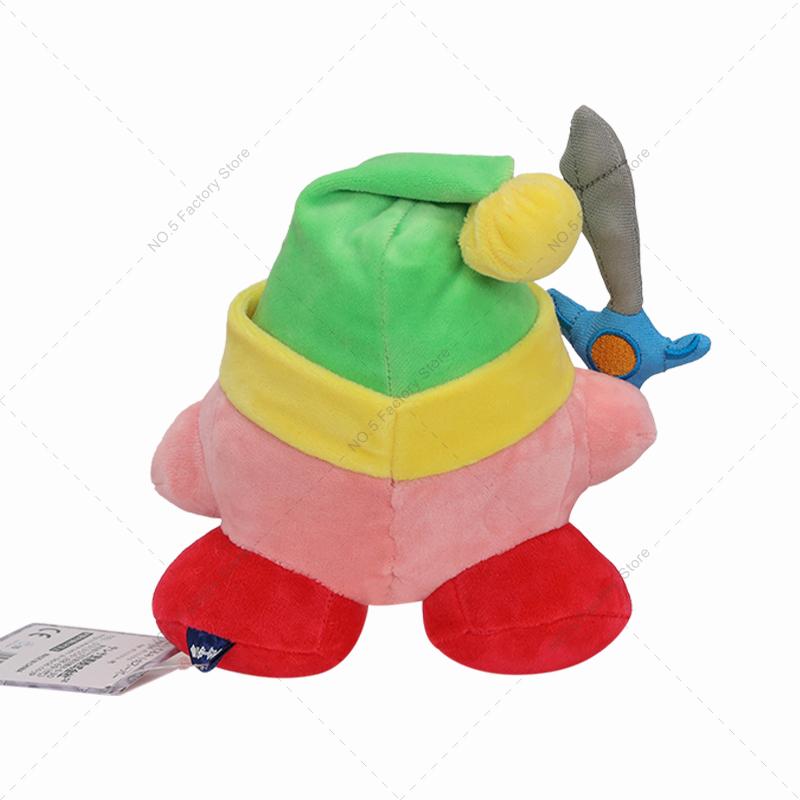 Hot Game Star Kirby Sword Kirby Plush Toy  Cartoon Stuffed Peluche Doll Great Christmas Birthday Gift For Children
