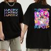 Kpop Witch Hunt T-shirt Huntrx Double-sided Print Men's And Women's Short Sleeve T-shirt Loose Cotton Top