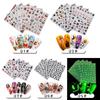 Nail Art Stickers Ins Halloween Ghost Skull Cartoon Nail Art Stickers Nail