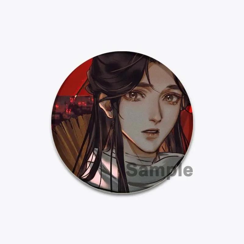 32/44/58MM Chinese Anime Tian Guan Ci Fu Brooche On Backpack Cartoon Badge Xie Lian Hua Cheng Enamel Pin Jewelry Accessorie Gift