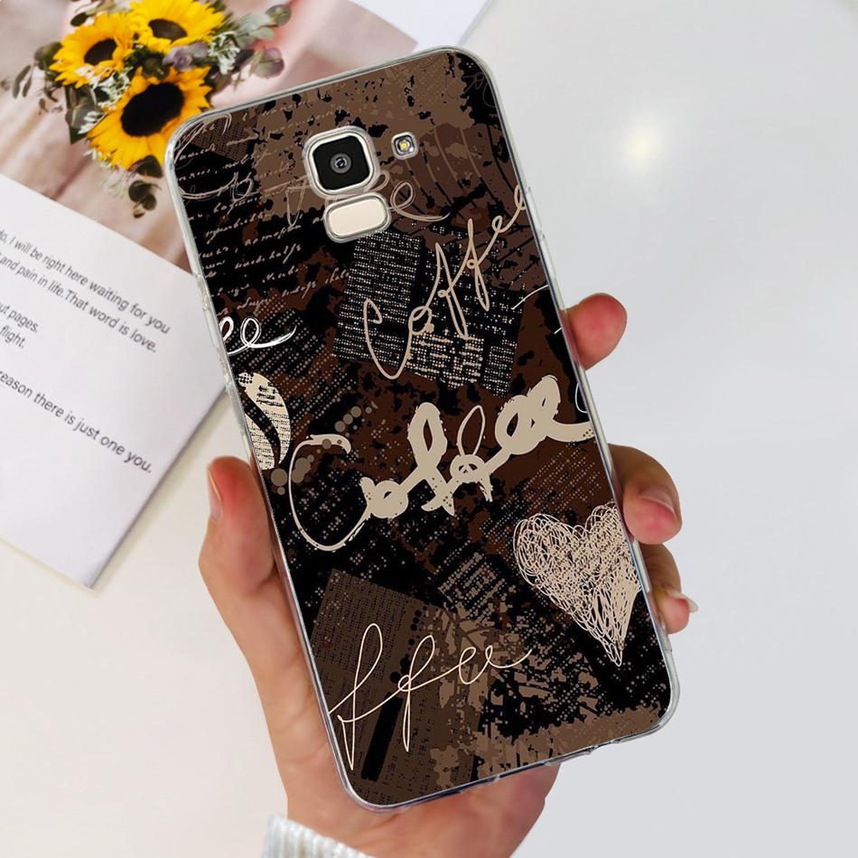 Чехол для телефона Samsung Galaxy J6 J6+ 2018 Samsung J 6 J6 Plus SM-J600F J610G Модный Крутой Узор Мягкий Силиконовый ТПУ Чехлы