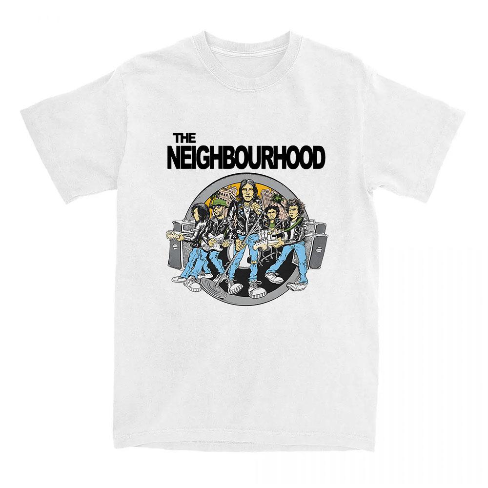 Футболка с принтом группы The Neighborhood NBHD, хлопковые высококачественные женские/мужские футболки, повседневная футболка с коротким рукавом