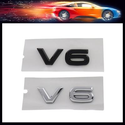 3D Премиум ABS V6 для автомобиля Крыло багажник Задний капот Декаль Эмблема Значок Наклейка