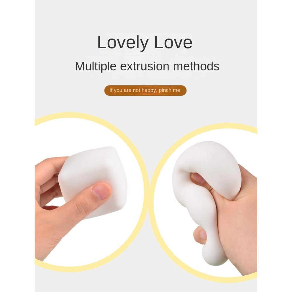 Мягкие Гибкие Кубики Тофу Милые Игрушки для Снятия Стресса Сенсорные Игрушки для Детей с Аутизмом Снятие Стресса и Тревоги Игрушки-Попрыгунчики для Детей Подарок Девочке