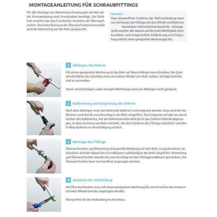 Eurokonus Compression Fitting with Nut 16 X 2 - 3/4"