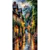 Diy Large Size Beautiful Street Scenery Diamond Painting Art Kits 5D Full Diamond Mosaic Embroidery Rhinestone Picture Wall Decor J3990
