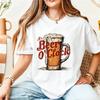 Beer Oclock Tshirt Vintage Beer Mug Retro Cartoon Tees Unisex Casual Oneck T Shirts Graphic Print Streetwear Summer Tees