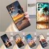Летний закат на пляже на море Чехол из ТПУ для телефона Samsung Galaxy note 10 pro S26 S25 S24 S23 S22 Ultra Plus S21 FE S20