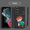 Phone Cover Case for Samsung Galaxy S25 S20 FE Note 20 10 Ultra S22 S24 Ultra S25Edge S21 Plus S23 Cartoon Funny R-Rugrats