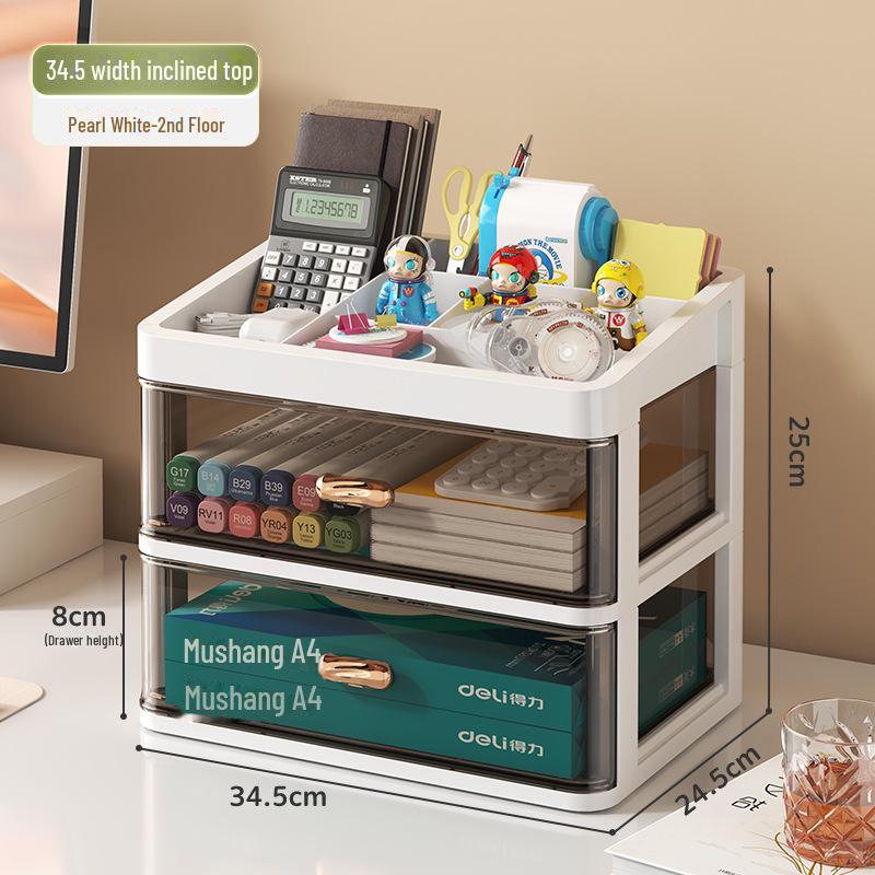 Пластиковый настольный органайзер для канцелярских принадлежностей и косметики