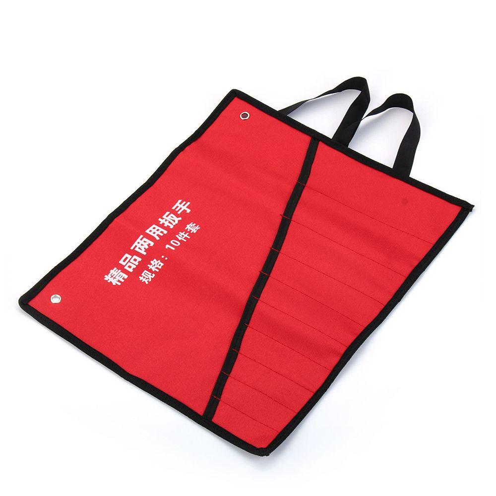 Portable Roll Up Wrench Spanner Holder Tool Storage Bag Plier Canvas