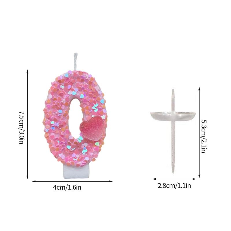 Креативные свечи на день рождения Свеча-бант Принадлежности для дня рождения Свечи для торта Украшение Цифровые 0-9 Вечеринка для будущей мамы Юбилей Декор для торта