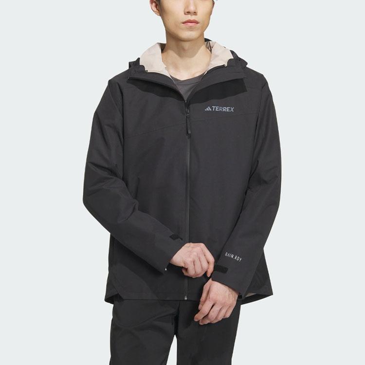 adidas Трехслойная куртка RAIN.RDY Soft Shell Азиатский размер 'Черный' Мужская IL8974
