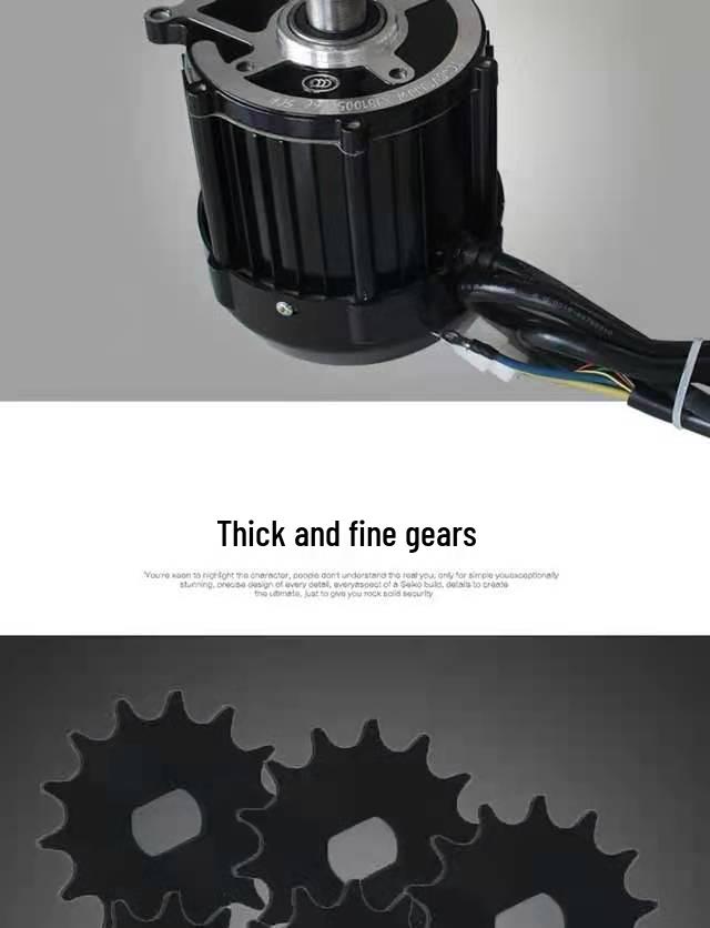High-Power Three-Wheeled Electric Vehicle Motor - 48V/60V, 1500W/1800W Pure Copper Permanent Magnet DC Motor