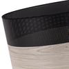 Single hanging lamp, bleached OAK veneer lampshade, 30CM
