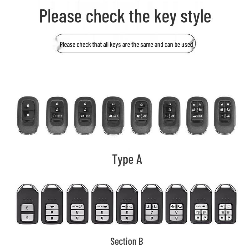 Чехол для ключа Honda для CRV, Civic, Accord, XRV, Vezel, Avancier, ZR-V, Elysion, Odyssey