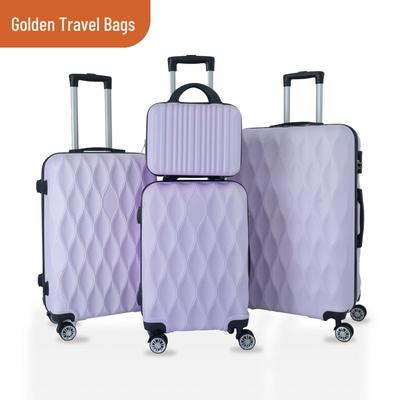 Универсальный набор чемоданов на колесиках из АБС-пластика: Ручная кладь чемоданы 12/20/24/28 дюймов