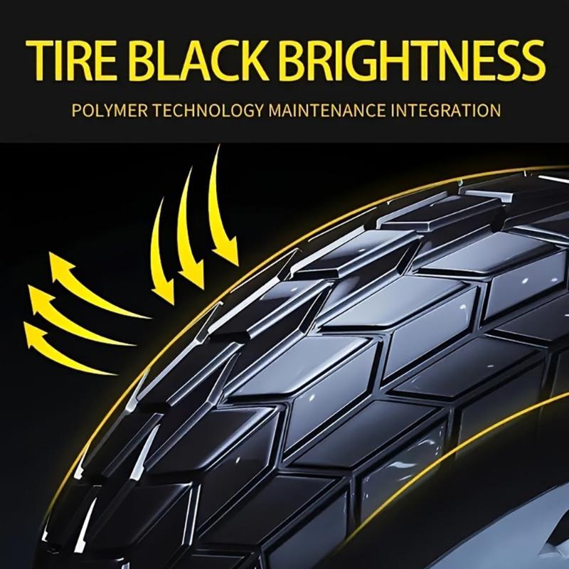 Воск для обновления резины для различных поверхностей 50 г Быстрое нанесение Состав для очистки шин для мотоциклетных шин и ухода за автомобилем