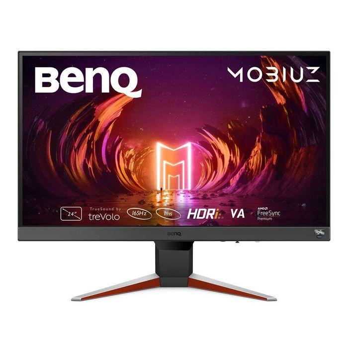 Ecran pc gaming benq mobiuz ex240n 24" full hd 165 hz gris foncé