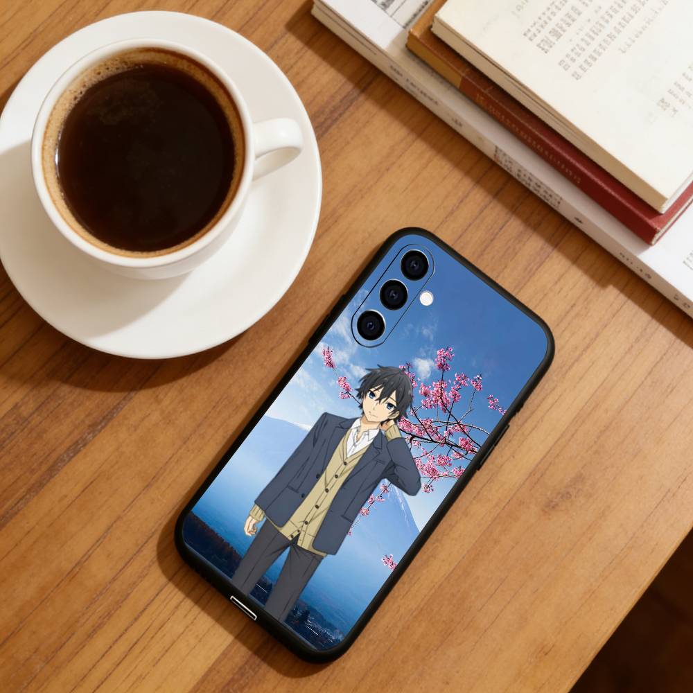 Чехол для телефона Аниме H-Хоримия Идзуми Миямура Для Samsung Galaxy A73,A72,A71,A70,A53,A52,A51, Мягкий силиконовый Черный чехол