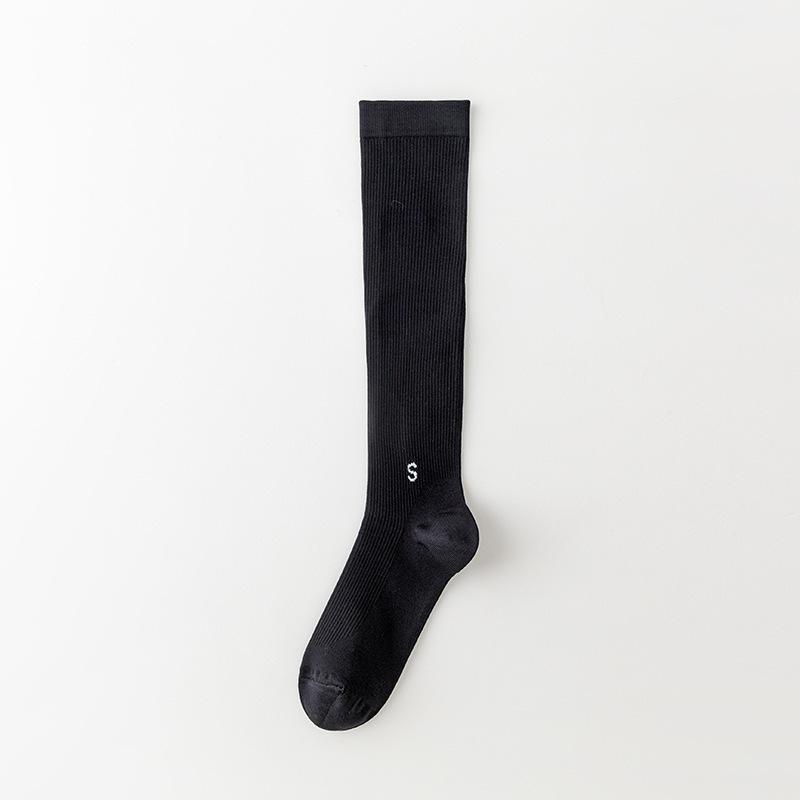 Женская профессиональная скакалка для весны и осени, для бега, пилатеса, фитнес-упражнений, для стройных ног, нескользящие, дышащие, компрессионные гольфы для икр