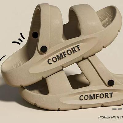 Модные тапочки-улыбки для мужчин и женщин, новый материал ЭВА, нескользящие, устойчивые к запаху, мягкие домашние тапочки на толстой подошве, пляжные тапочки