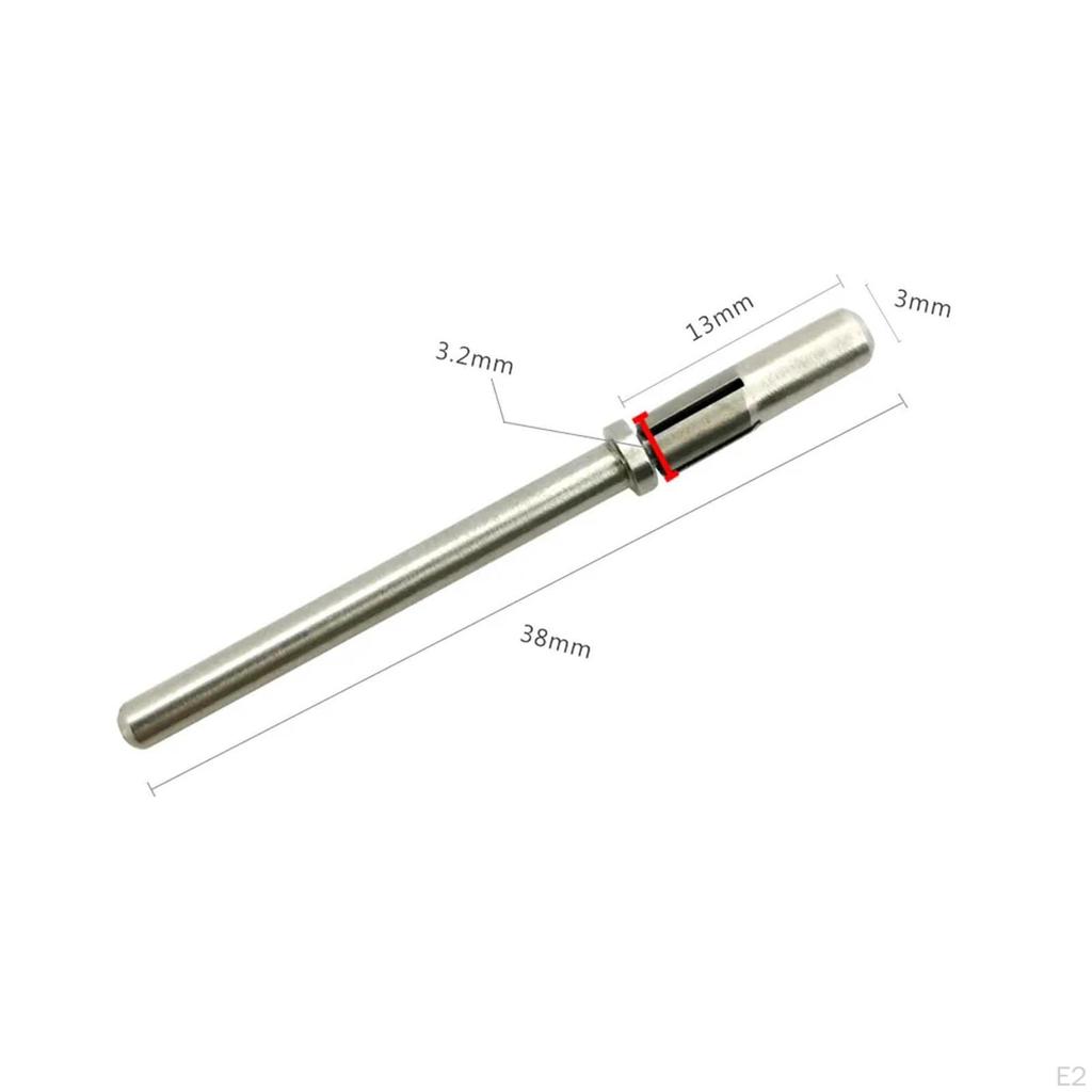 3.1 Mm Nail Sanding Bands/nail Drill Mandrel/holder/nail Heads for Manicure, Pedicure,