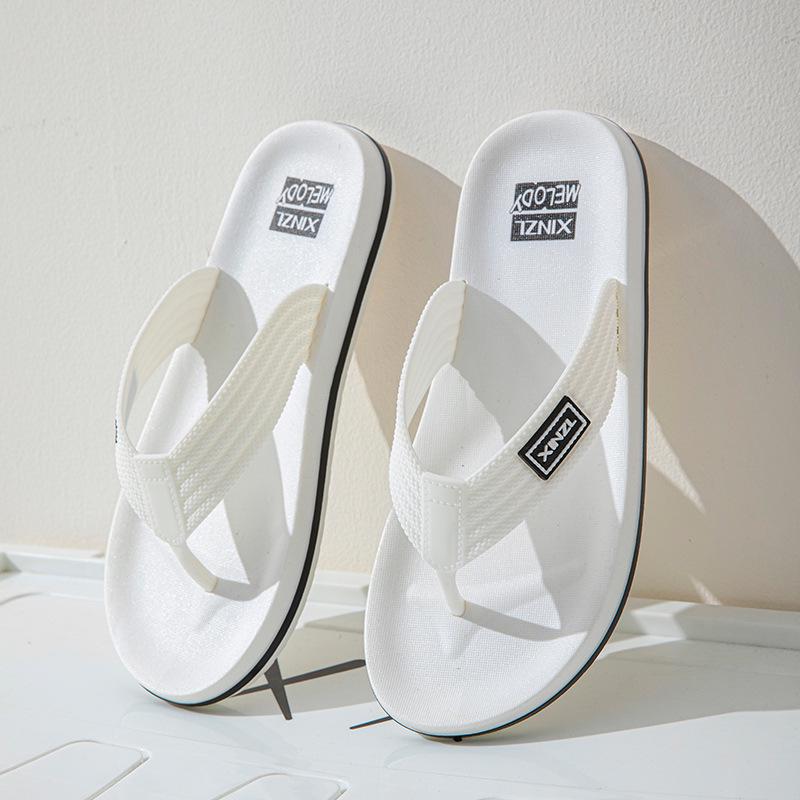 Мужские летние нескользящие повседневные шлепанцы для улицы и пляжа