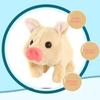 Electric Pig Plush Toy Interactive Walking Piggy Doll with Sound Motion Realistic Stuffed Animal Doll