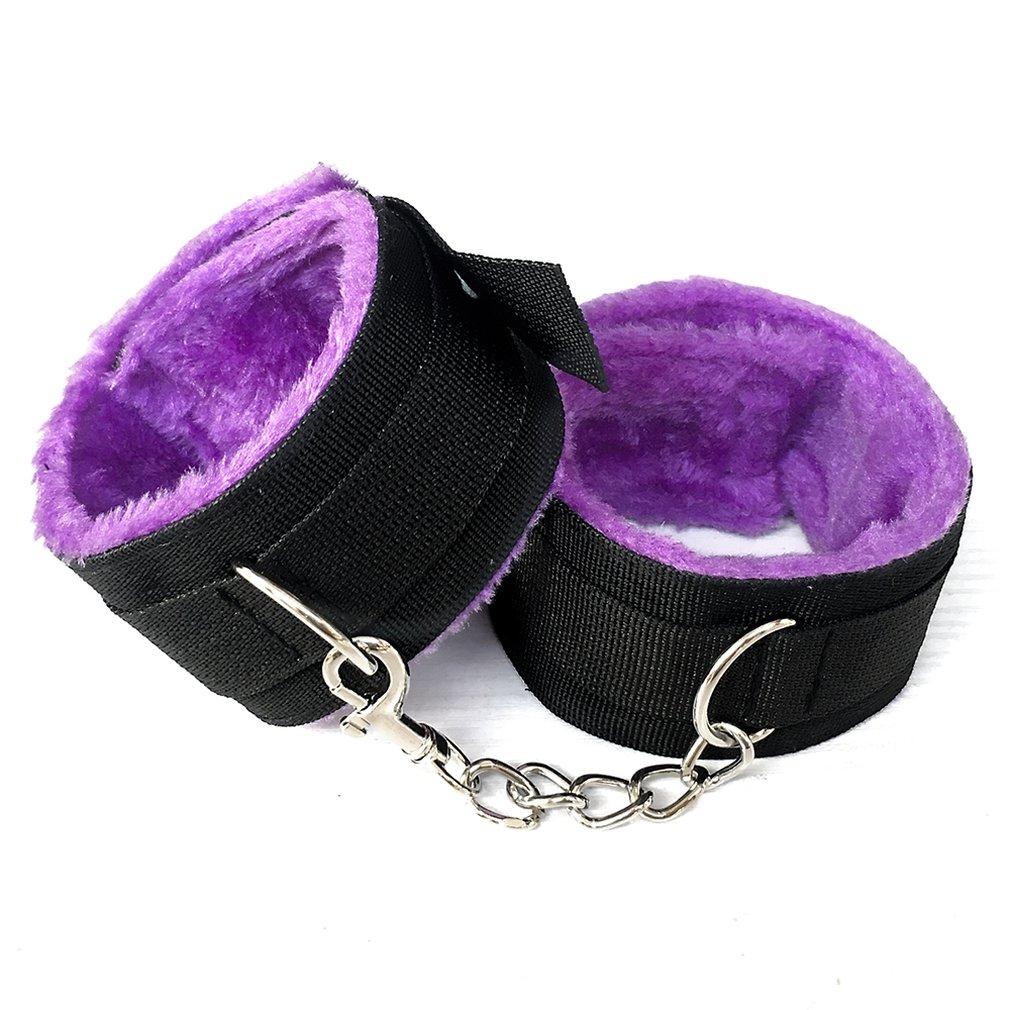 Beginners 10 Piece  Restraints Starter Kit Set Pink Purple Black  Starter Kits