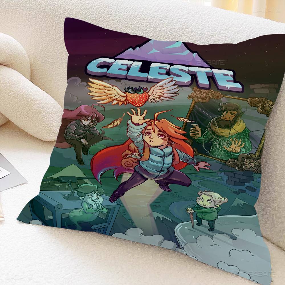Чехол для подушки Celeste Game Дизайн с кленовыми листьями Счастливый Осенний Урожай Декор Праздничный Декор Чехол для Подушки