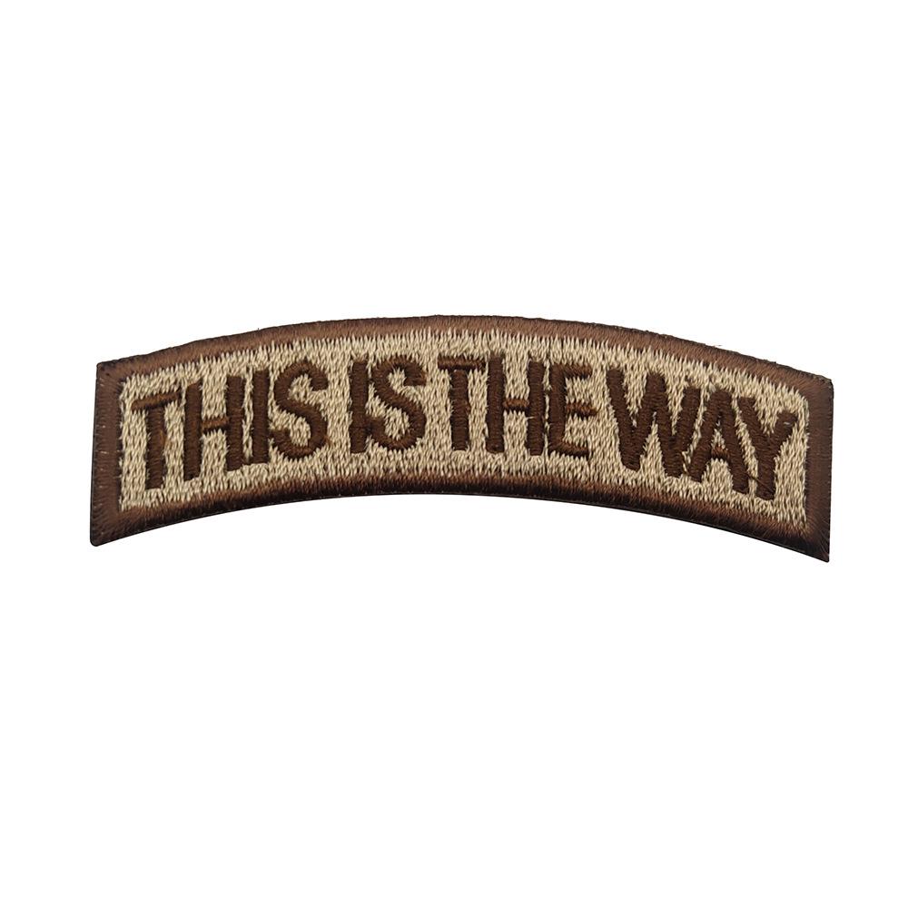 "This Is The Way" Mandalorian Embroidered Art Patch Badge