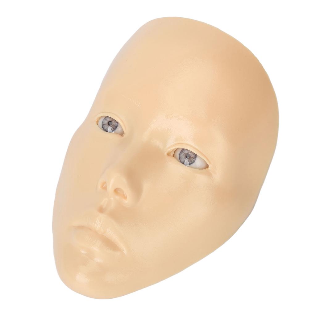 5D силиконовый манекен для практики макияжа многоразовый макияж полное лицо с накладными ресницами подставка