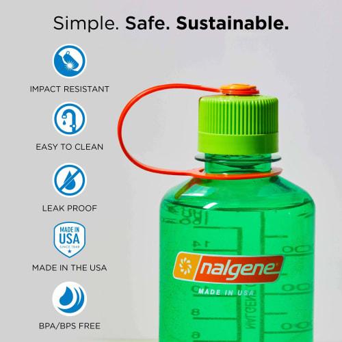 Nalgene Narrow Mouth Loop Cap for 0.5L/1L Bottles, Black, 90062