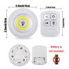 6pcs/3pcs Smart Wireless LED Under-Cabinet Lights COB Night Light With Remote Control - Perfect For Wardrobe, Kitchen & More