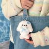 Chubby Plush Seal Pendant Kawaii Stuffed Doll Pendant Cute Fuzzy Seal Keychain  Kids