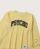 CHAMPION X Undercover Reverse Weave Psycho Sweatshirt Cream Yellow