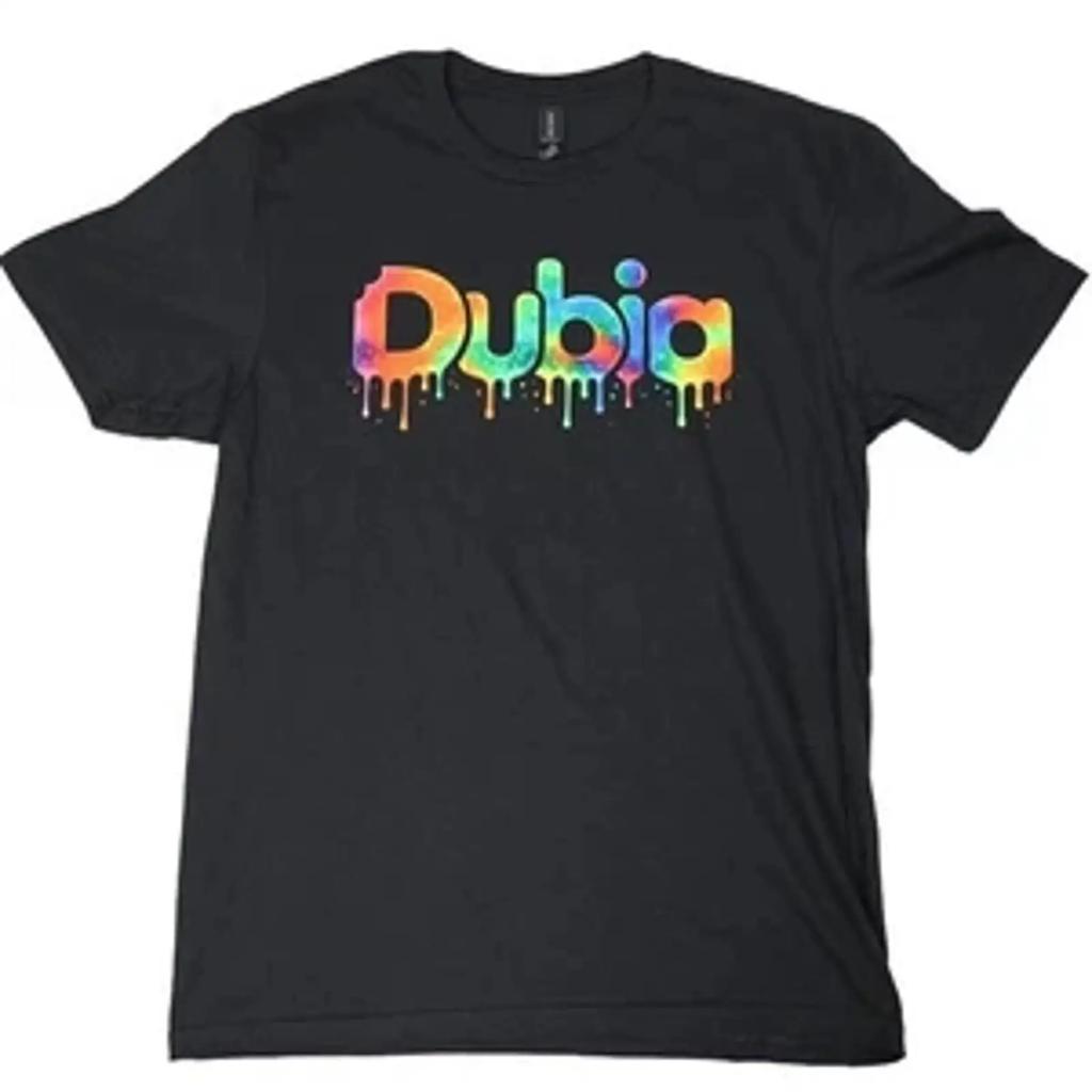 Dubia Drip T Shirt Vintage Streetwear Unisex Casual Soft Versatile Breathable Stylish Designer Clothes