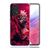 Black C-Clovers Anime Phone Case for Samsung Galaxy A52 A51 A50S A12 A22 A32 A72 A10S A30S A31 A71 Note 20 Ultra 10 Plus S10 Gal