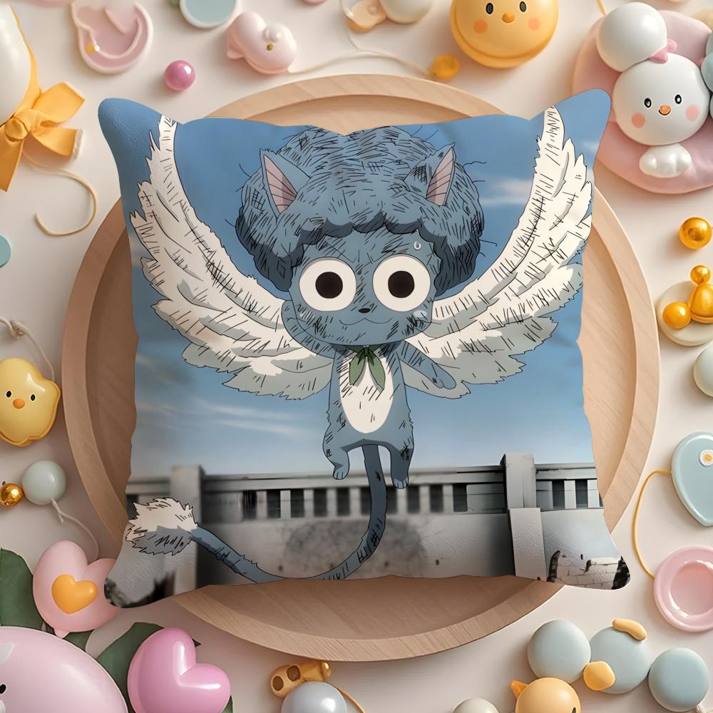 Милая Наволочка F-FAIRY T-TAIL для Подушки - Многоцелевая Наволочка для Дома и Автомобиля - Двусторонняя, Мягкая и Прочная для Повседневного Использования