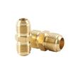 2PCS 3/8 Male Flare Straight Union Coupling Brass