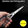 Удлиненные щипцы Luya с прямым носом, рыболовные щипцы, многофункциональные рыболовные ножницы, ножницы для рыбалки с укусом, силовые ножницы для лошадиной лески