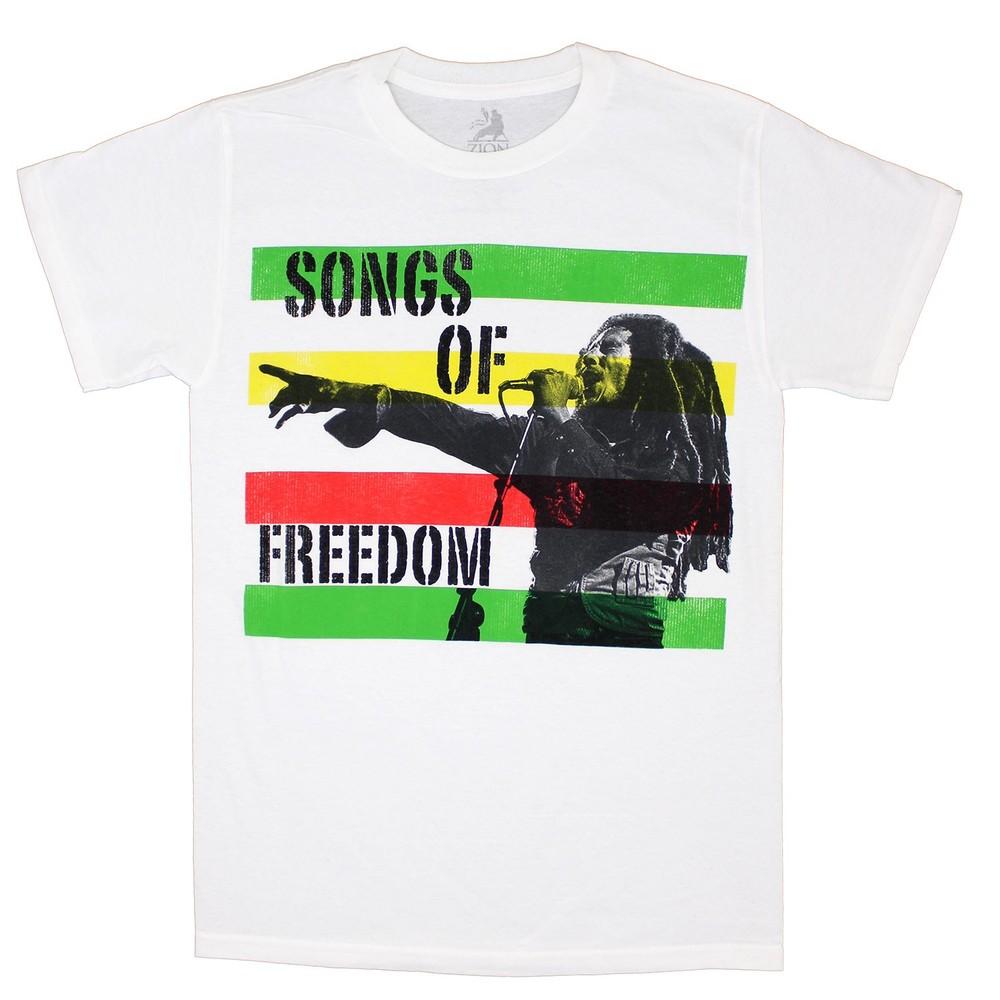 Bob Marley Songs Of Freedom T-shirt Small White Unisex T-Shirt
