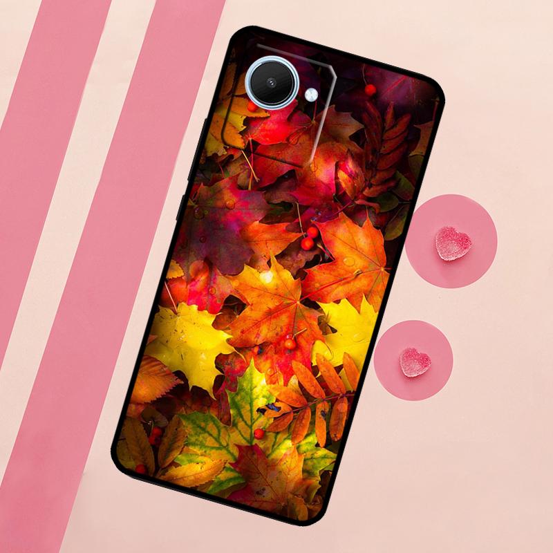 Красочные листья для Realme 15 10 11 12 13 14 Pro Plus C65 C67 C75 C63 C61 C55 C51 C53 C35 GT6 GT7 Pro Чехол