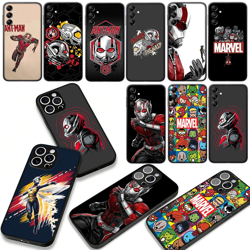 Cover for Samsung Galaxy S25 S23 S22 S24 FE Ultra Plus A56 A05 A06 A15 A16 A57 S7 Edge Case Ant Man Antman Superhero Marvel