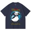 230 Gsm 100% Cotton Jujutsu Kaisen V62 Panda Print Unisex Heavy Cotton T Shirt