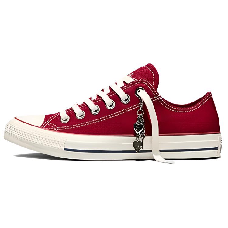 Converse All Star Love Series Классические Удобные Низкие Кеды Женские Кроссовки Красные A19057C