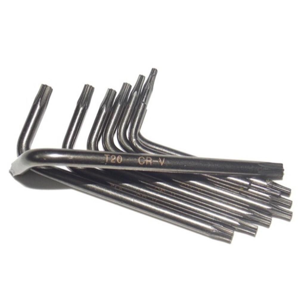CR-V Steel Star Torx Wrench Set 8 Pcs Star Key Wrench Portable Screwdriver Bit Set Workshop Use